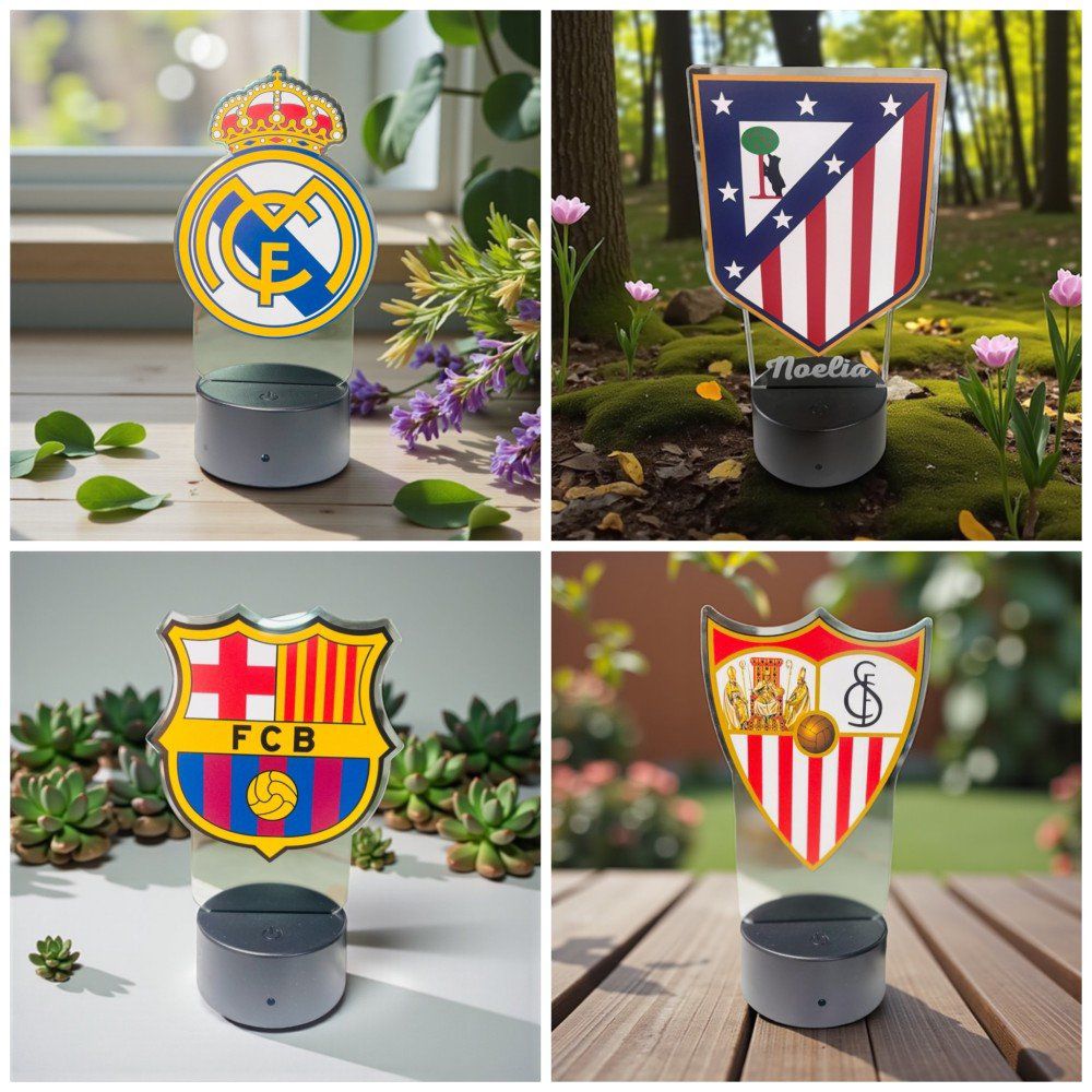 ¡LÁMPARAS de FÚTBOL con PERSONALIZADA!