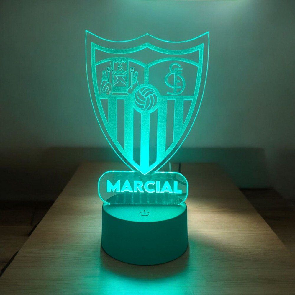 ¡LÁMPARA LED de FÚTBOL PERSONALIZADA!