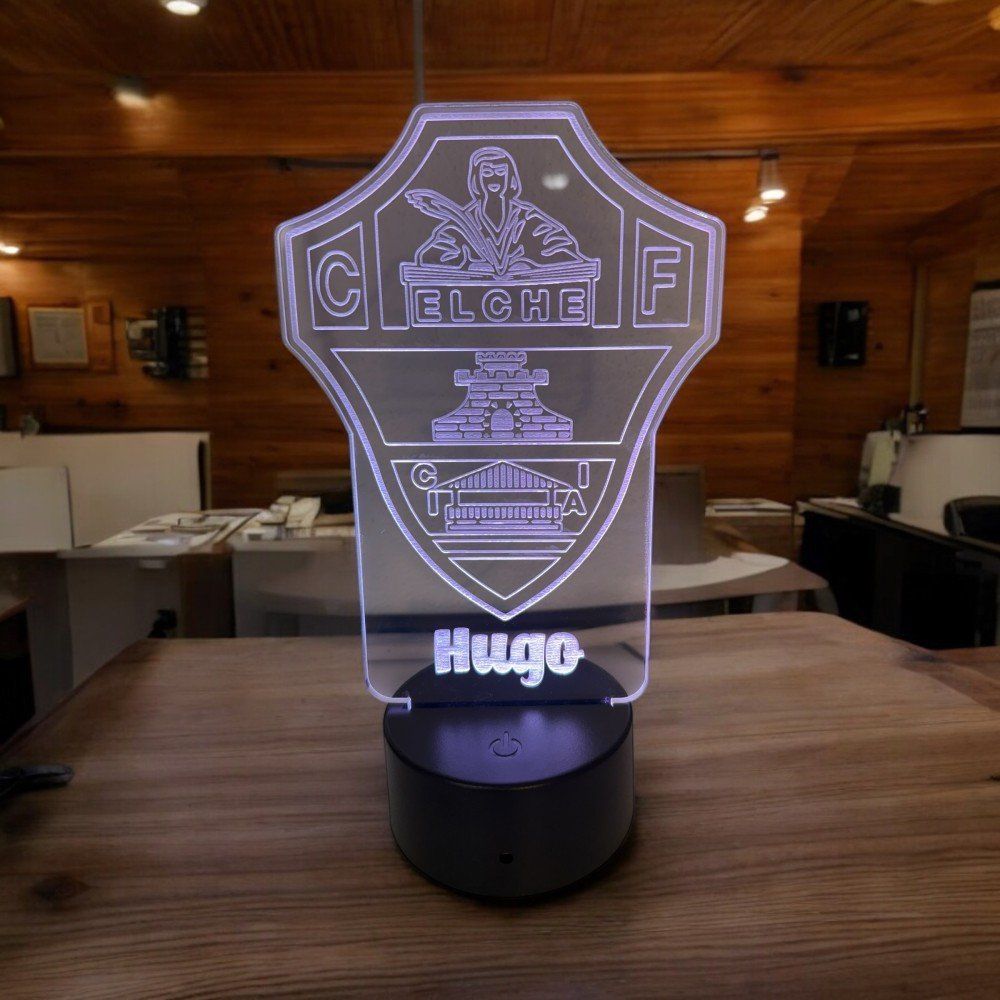 ¡LÁMPARA LED de FÚTBOL PERSONALIZADA!