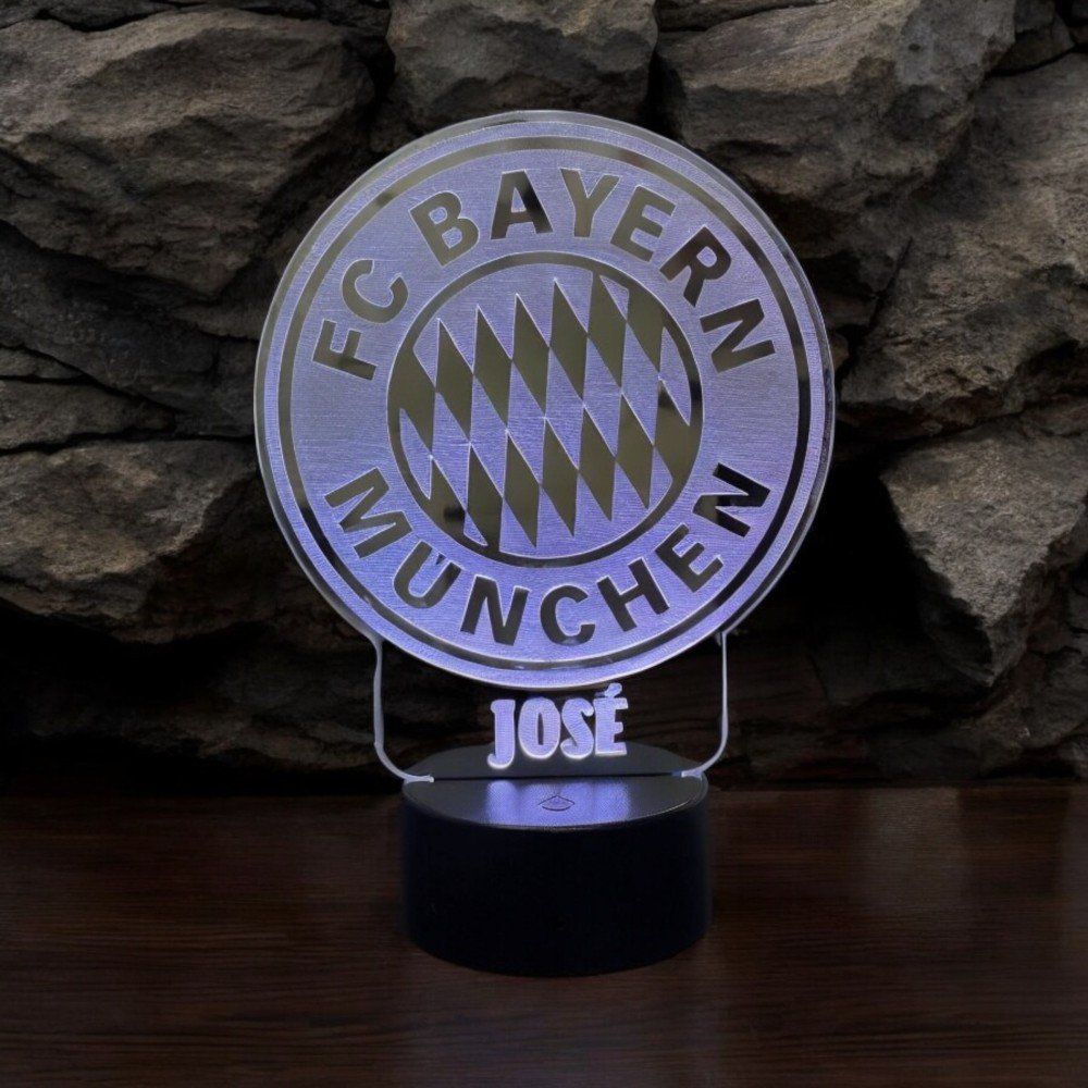 ¡LÁMPARA LED de FÚTBOL PERSONALIZADA!