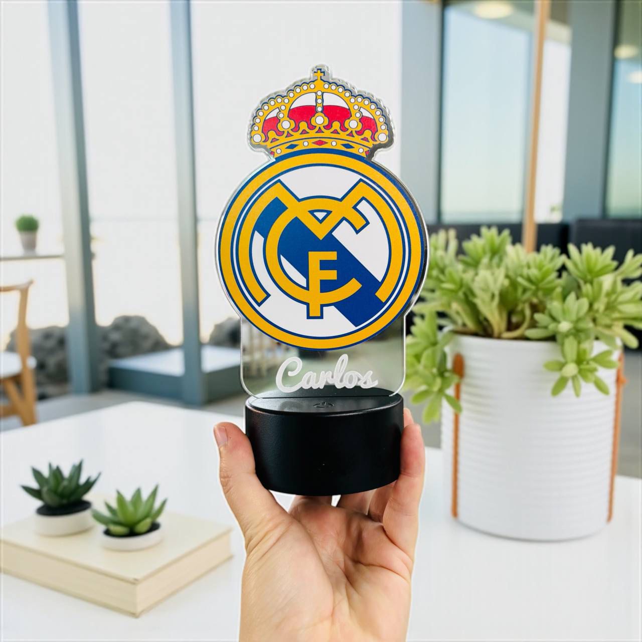 ¡LÁMPARAS de FÚTBOL con PERSONALIZADA!