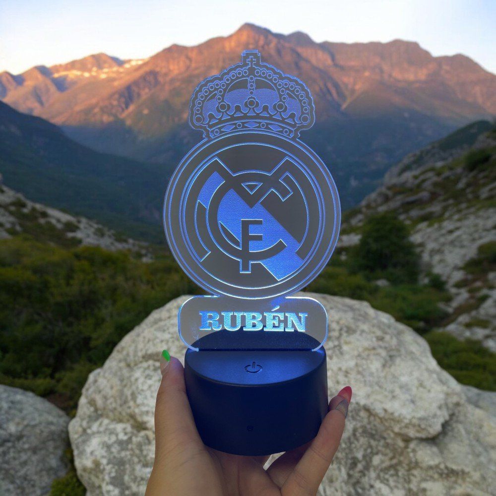 ¡LÁMPARA LED de FÚTBOL PERSONALIZADA!
