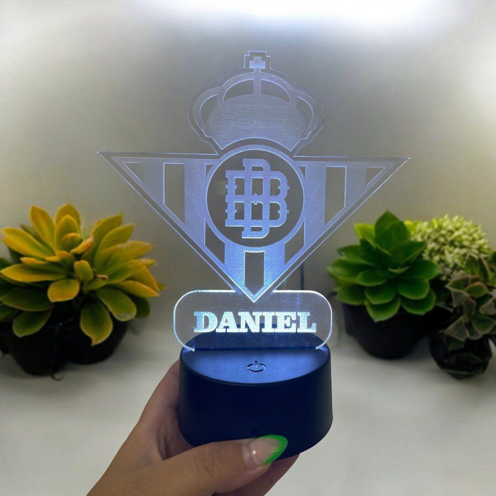¡LÁMPARA LED de FÚTBOL PERSONALIZADA!