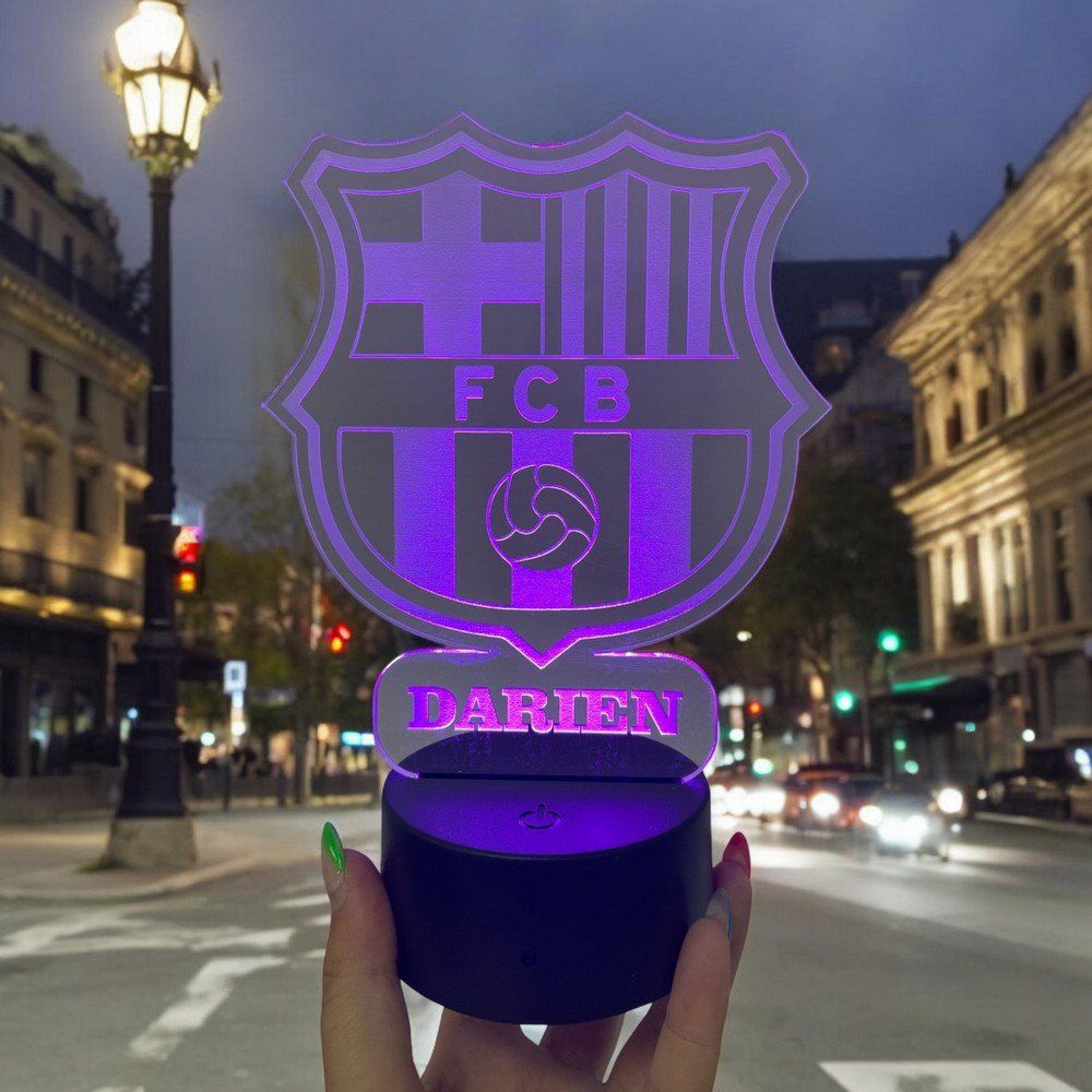¡LÁMPARA LED de FÚTBOL PERSONALIZADA!