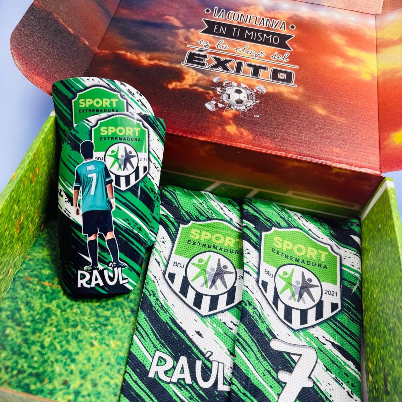 ¡ESPINILLERAS de FÚTBOL PERSONALIZADAS!