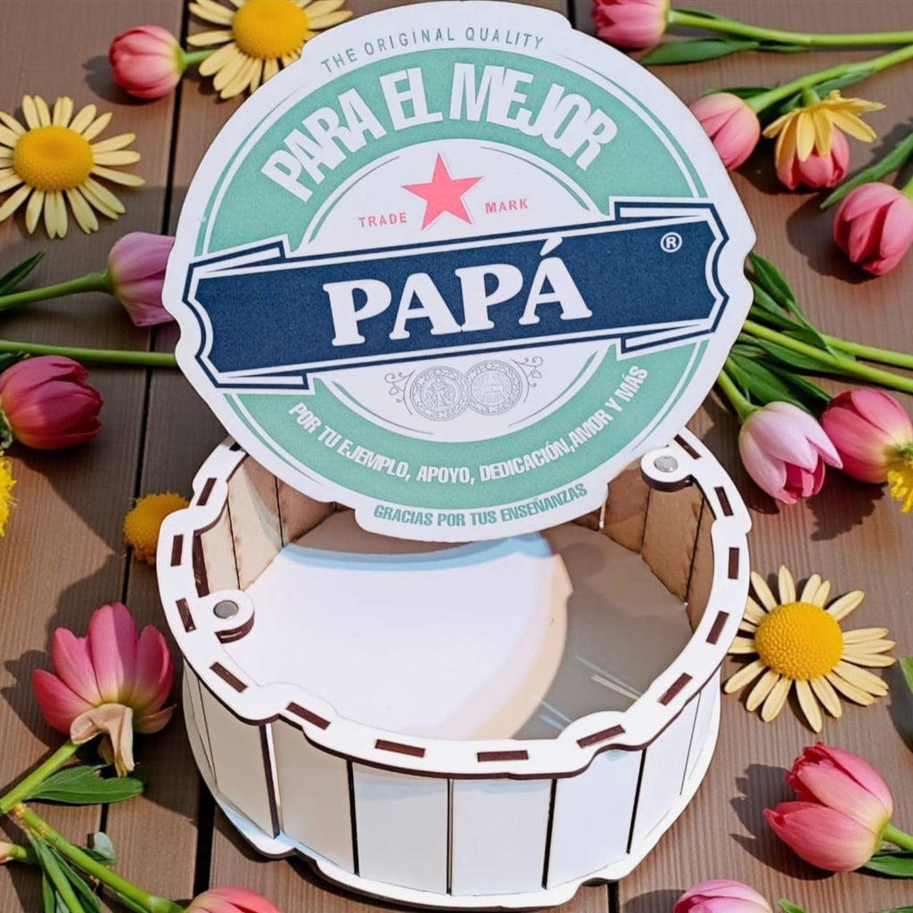 ¡CAJA PERSONALIZADA PARA el MEJOR PAPÁ!