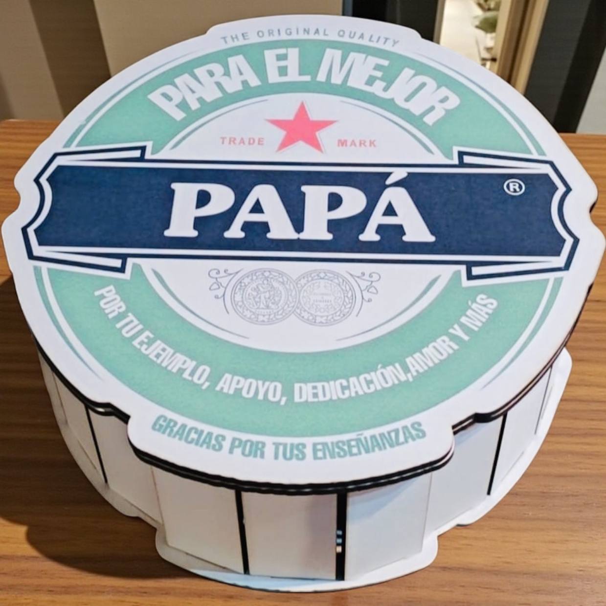 ¡CAJA PERSONALIZADA PARA el MEJOR PAPÁ!