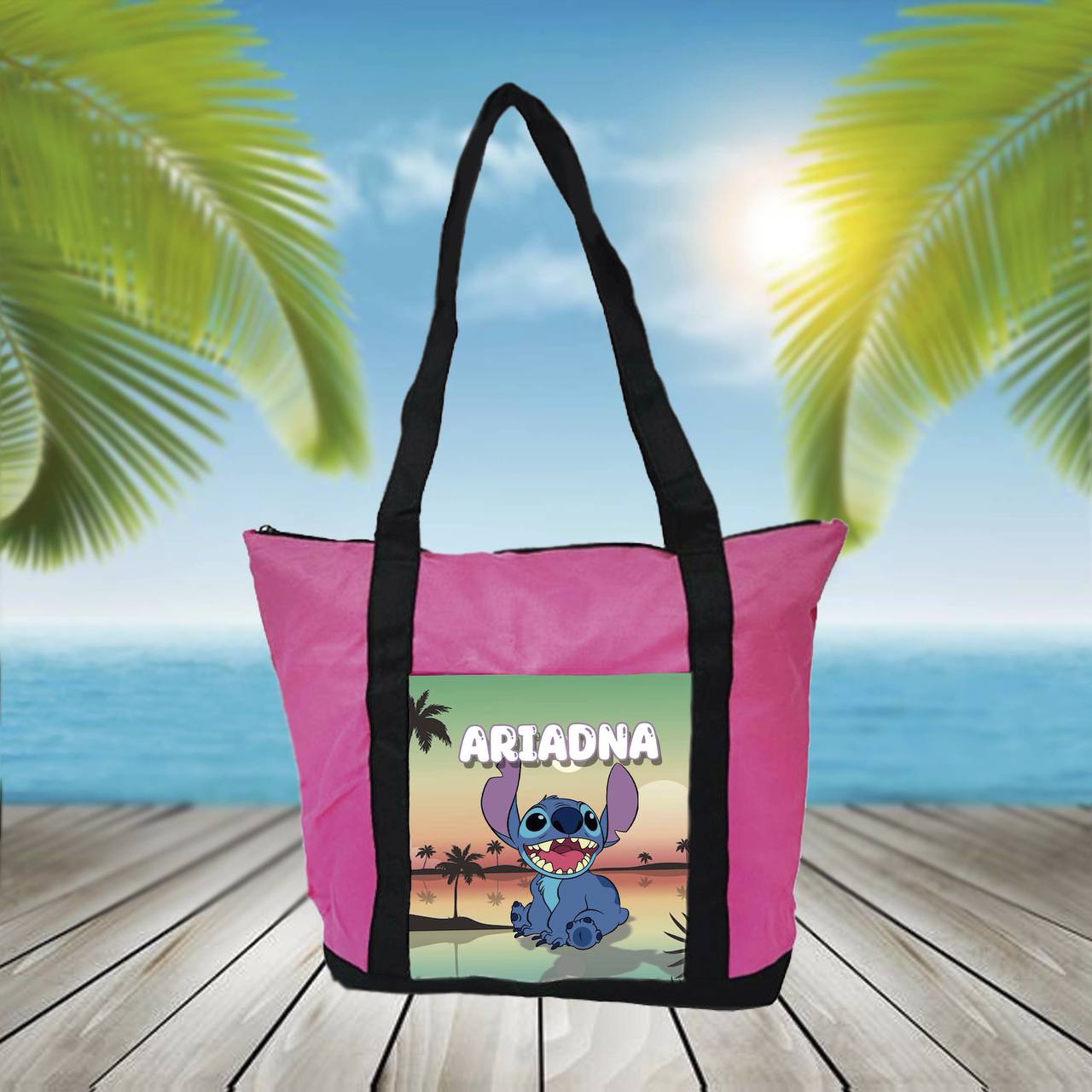 ¡BOLSO PERSONALIZADO de PLAYA con NOMBRE!