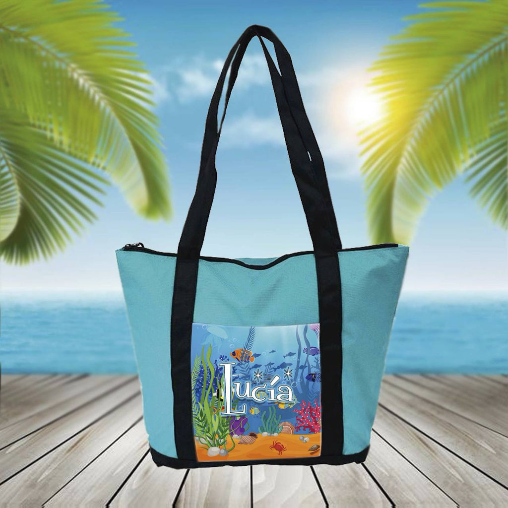 ¡BOLSO PERSONALIZADO de PLAYA con NOMBRE!