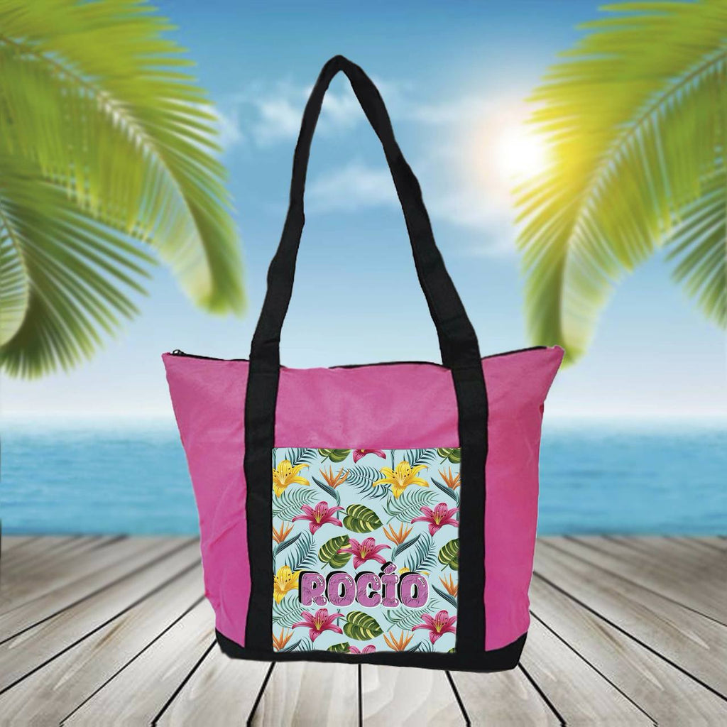 ¡BOLSO PERSONALIZADO de PLAYA con NOMBRE!
