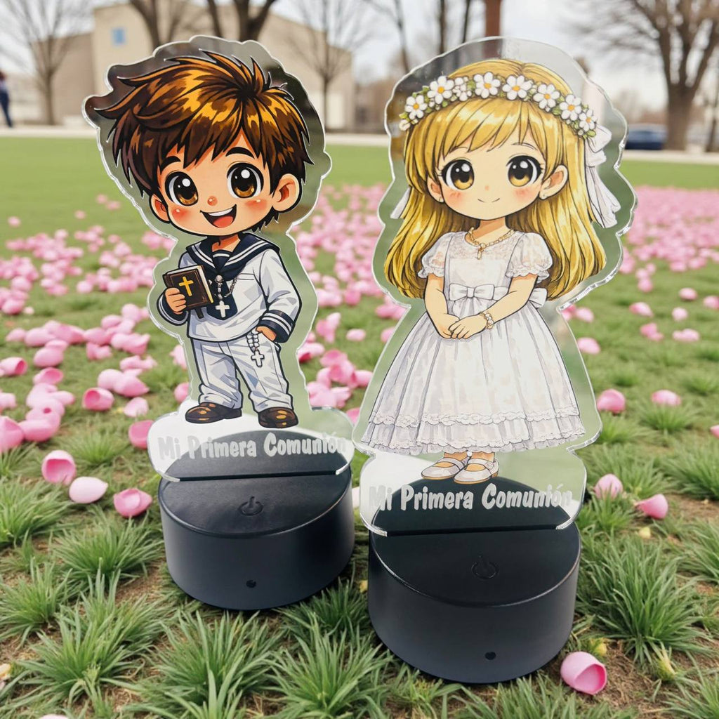 ✨ LÁMPARAS LED PERSONALIZADAS – MI PRIMERA COMUNIÓN ✨