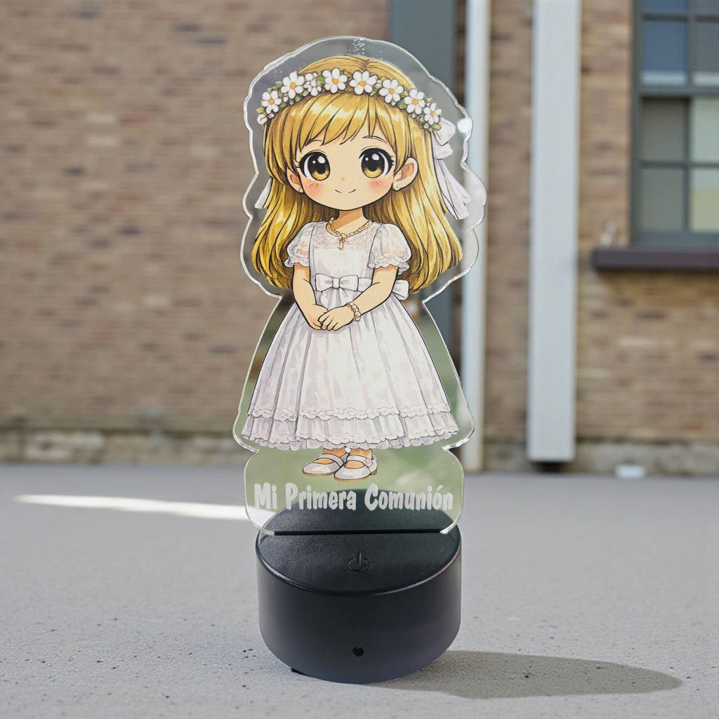 ✨ LÁMPARAS LED PERSONALIZADAS – MI PRIMERA COMUNIÓN ✨