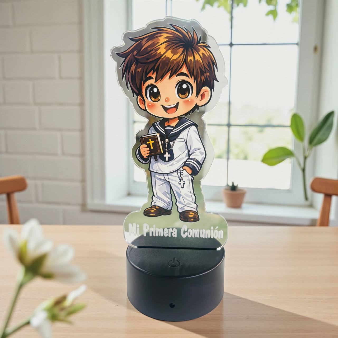 ✨ LÁMPARAS LED PERSONALIZADAS – MI PRIMERA COMUNIÓN ✨
