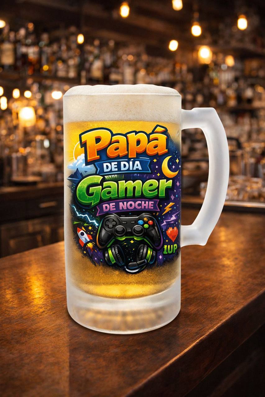 🍺✨ Jarra de Cerveza Personalizada para Papá – El Regalo Más Refrescante ✨🍺