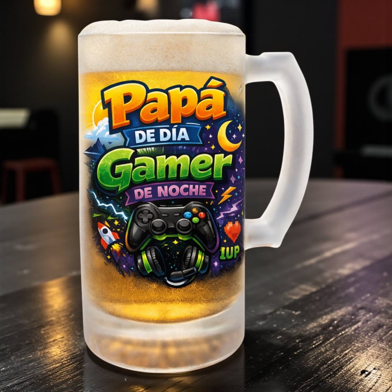 🍺✨ Jarra de Cerveza Personalizada para Papá – El Regalo Más Refrescante ✨🍺