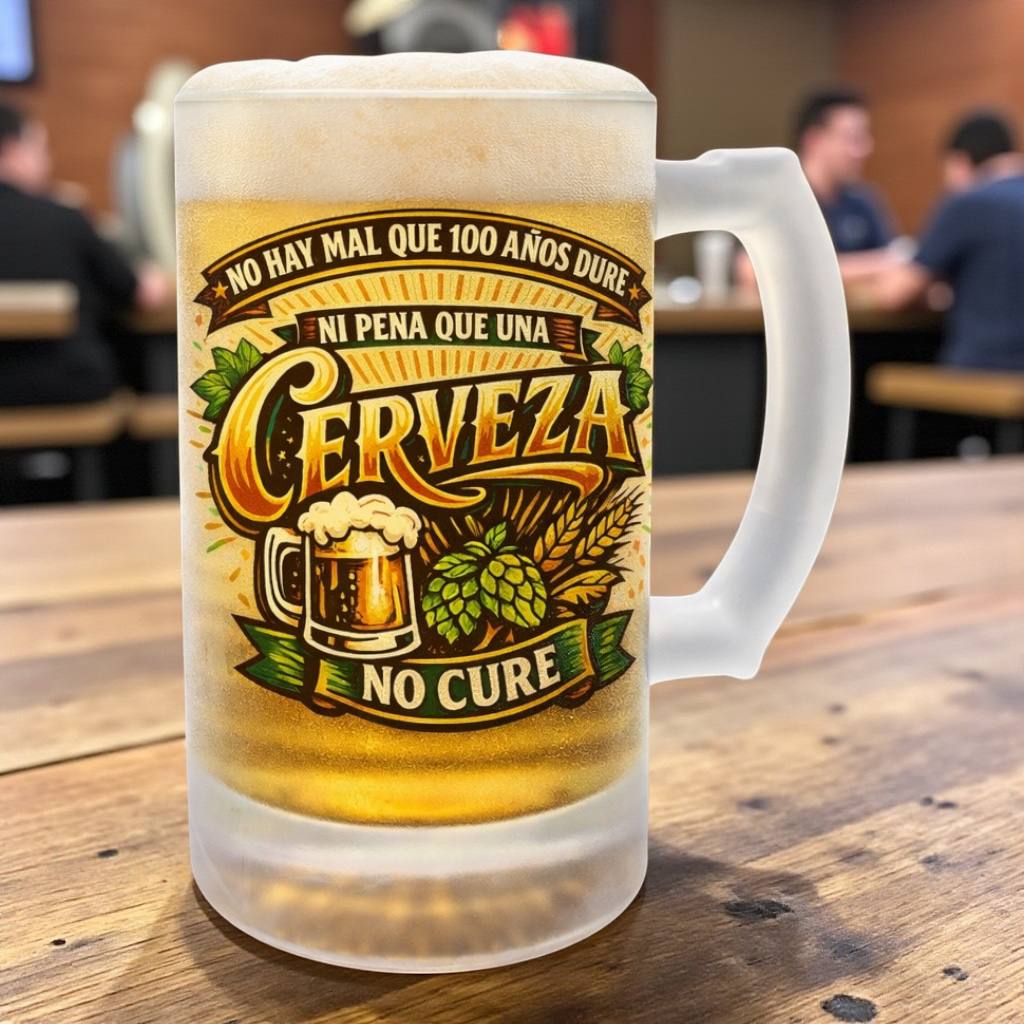 🍺✨ Jarra de Cerveza Personalizada para Papá – El Regalo Más Refrescante ✨🍺