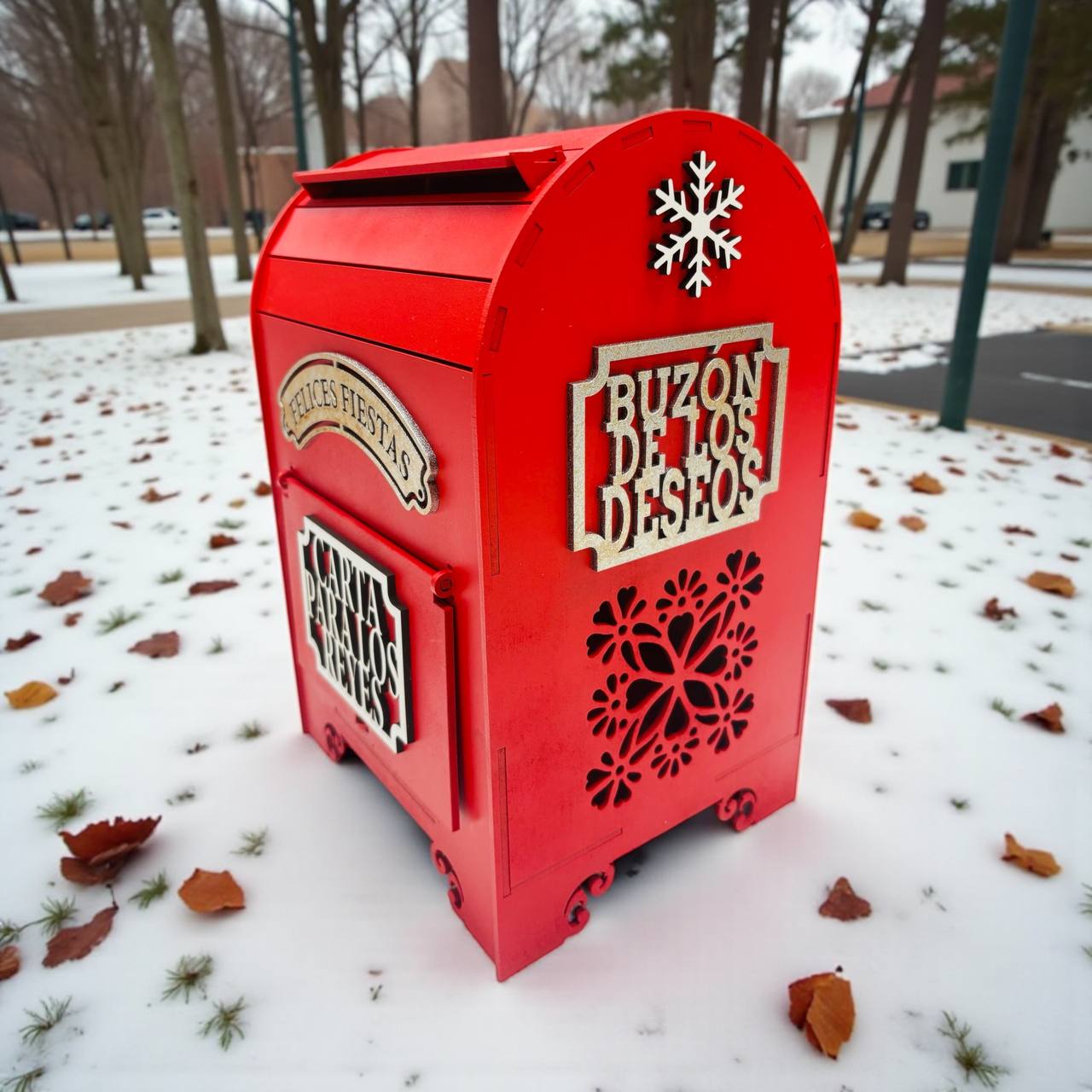 📮✨ Buzón Navideño Personalizado para Cartas de los Reyes Magos ✨📮