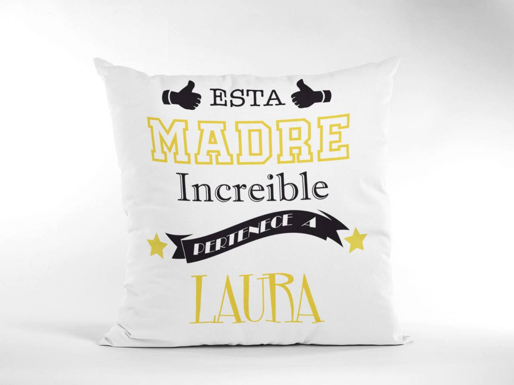 ¡COJÍN PERSONALIZADO con NOMBRE y MENSAJE ESPECIAL!