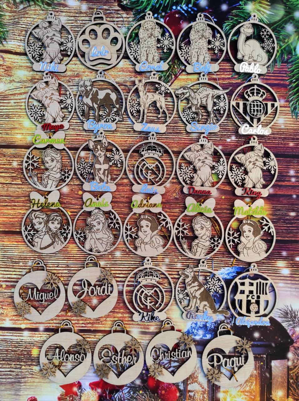 ¡BOLA DE NAVIDAD PERSONALIZADA con NOMBRE y DISEÑO EXCLUSIVO!