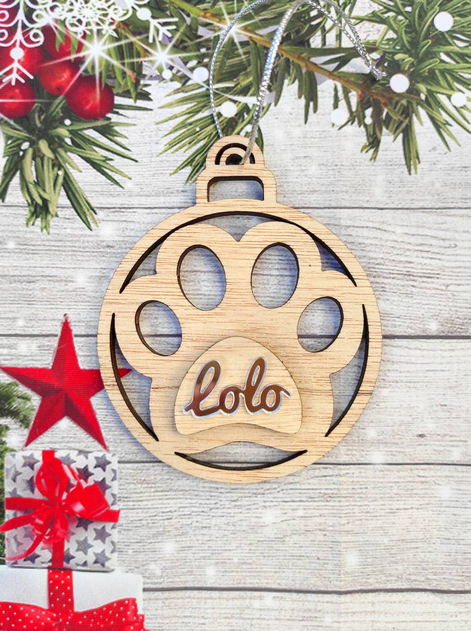 ¡BOLA DE NAVIDAD PERSONALIZADA con NOMBRE y DISEÑO EXCLUSIVO!