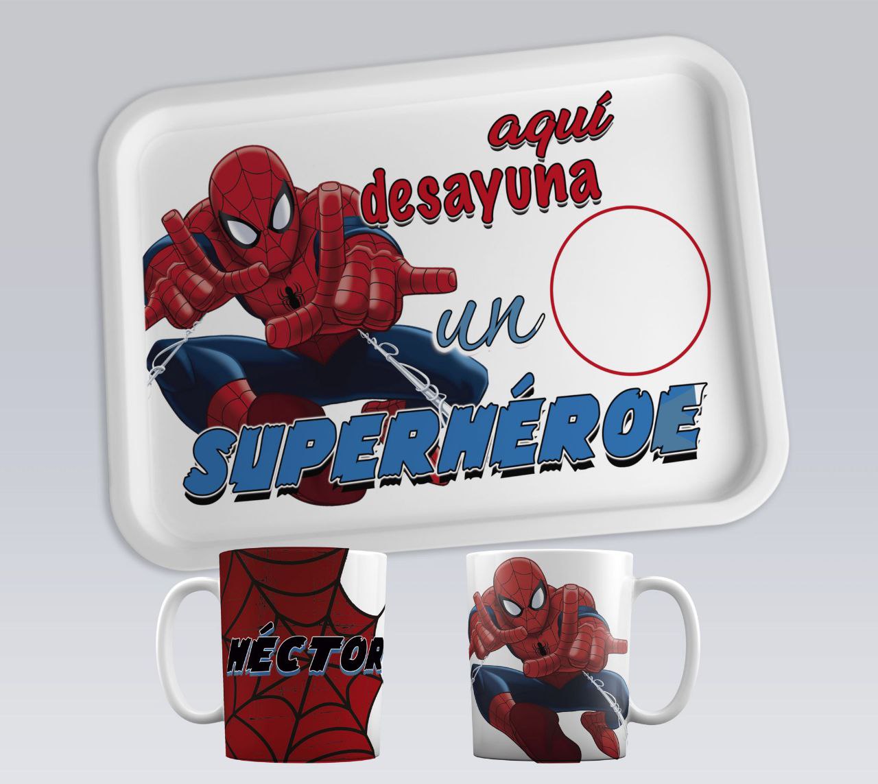 ¡BANDEJA de DESAYUNO PERSONALIZADA con TAZA y NOMBRE!