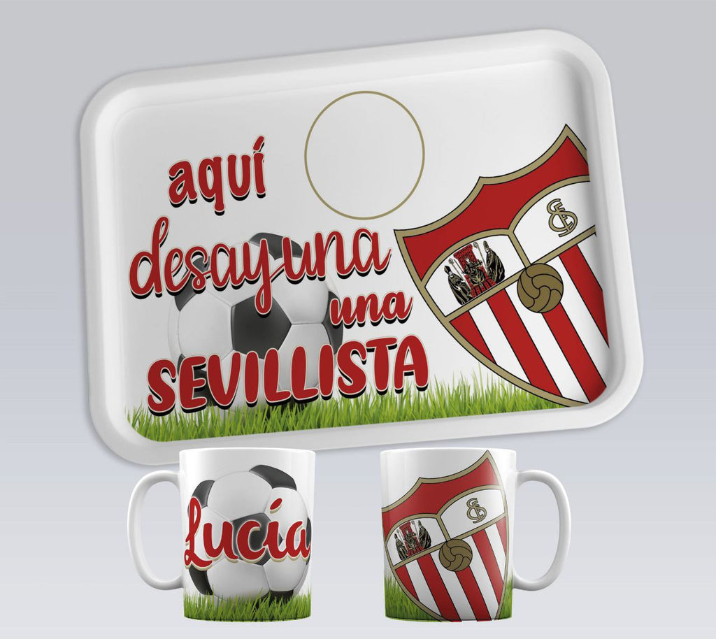 ¡BANDEJA de DESAYUNO PERSONALIZADA con TAZA y NOMBRE!