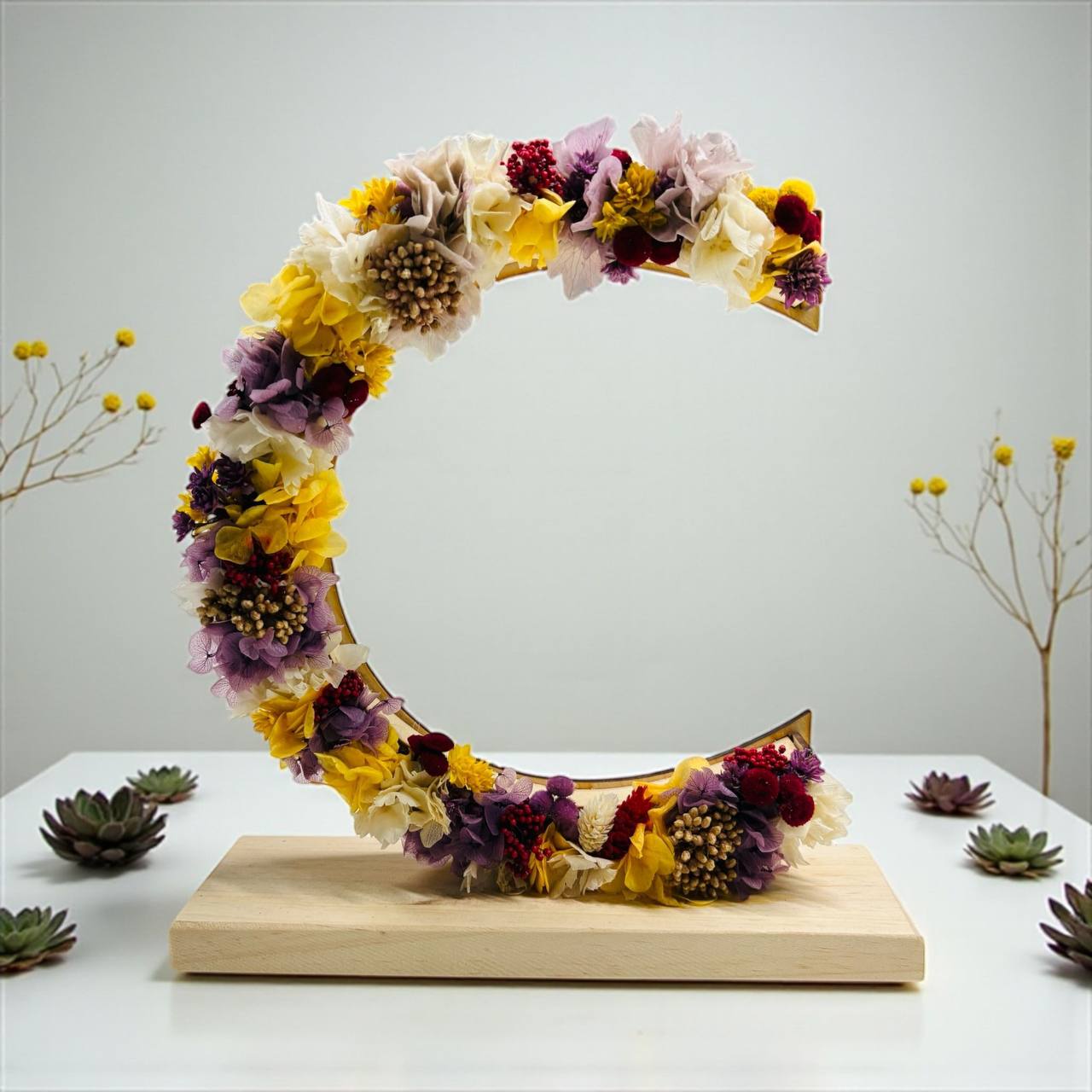 ¡LETRA PERSONALIZADA con ADORNO FLORAL!